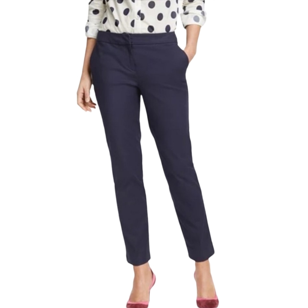 Boden Navy Richmond 7/8 Trousers 8 L